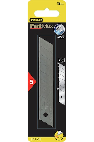 Stanley 0-11-718 Maket Bıçağı Yedeği 110X18 MM 5X1 (Fatmax)