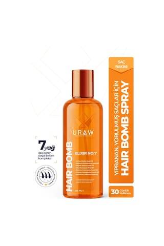 Hair Bomb Saç Bakım Yağı Yeniden Yapılandırıcı Ve Besleyici 125 Ml