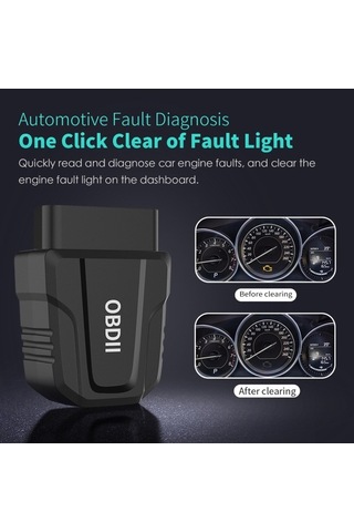 Novahub Kablosuz Obd Iı Tanılama Aracı: Performans Testli Motor Kontrol Çözümü, İos/android Uyumlu Araba Kod Okuyucu