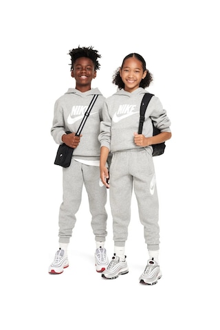 Nike Club Fleece Çocuk Kapüşonlu Sweatshirt Fd2988-063 Gri