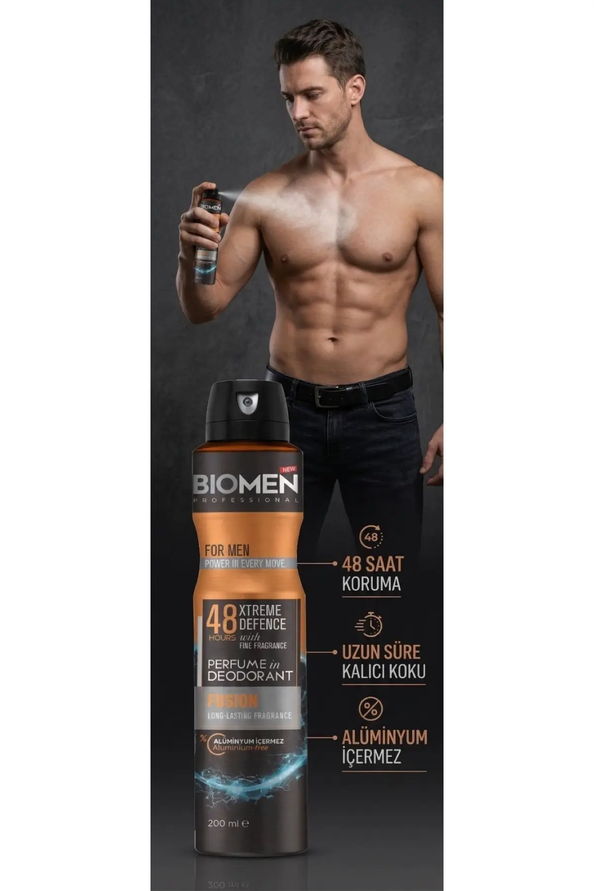 Perfume İn Deodorant For Men Fusion 200 Ml