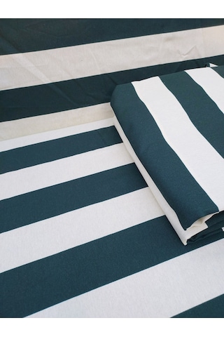 Mandaş Süngerli 3 Kişilik Salıncak Minder Seti -yeşil Krem Yeşil