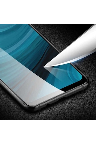 Zore Samsung Galaxy A01 Core Uyumlu Kenarları Kırılmaya Dayanıklı Cam Ekran Koruyucu