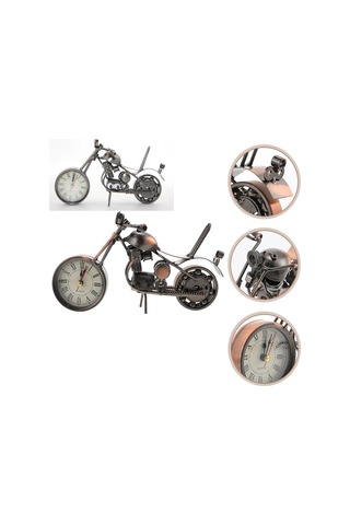 Metal Motosiklet Saat Çok Renkli