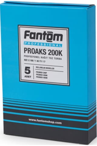 Proaks 200K Profesyonel Kağıt Toz Torba 5'Li Paket