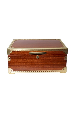 Angelo A. Kahve/gold Ahşap Kaplama Humidor 923013