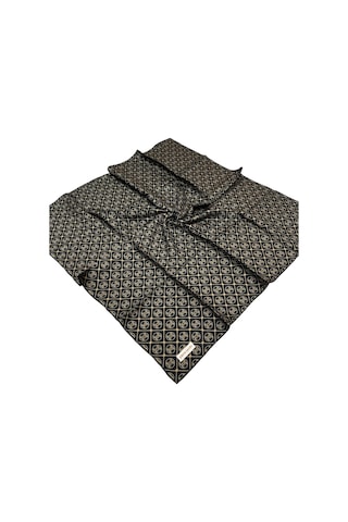 Pierre Cardin İpek Eşarp - 8631438-912 Siyah Kahve Siyah Kahve