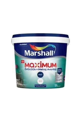 Marshall Maximum Mat İç Cephe Boyası Kiremit Taşı 2,5l 2.5 L