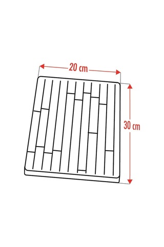 Bambu Kesme Tahtası Sunum Tahtası 20x30 Çok Renkli
