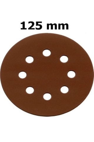 Venoa 125 Mm Cırt Zımpara Kağıdı 10 Adet 8 Delikli Disk, Ahşap & Metal Uyumlu - 400 Kum
