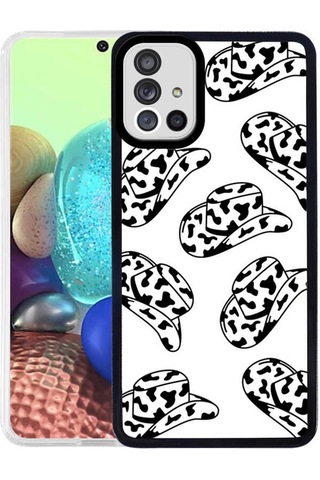 Zore Galaxy Uyumlu A71 Kılıf M-fit Desenli Kapak - Hat No5 Hat No5