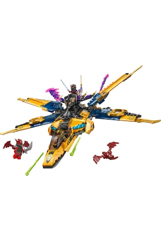 LEGO® NINJAGO® Ras ve Arin'in Süper Fırtına Jeti 71833 - 8 Yaş ve Üzeri Çocuklar için 3 Ninja Minifigürü İçeren Oyuncak Yapım Seti (510P)