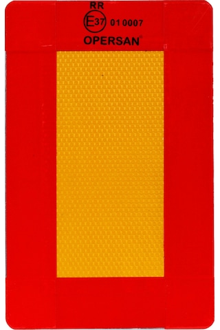 Mega Oto Market Opersan Reflektör Çekici Römork Tır Kamyon Tabel 1 Mm Aluminyum Sac 22x36 Cm Kısa Dikdörtgen 1 Adet