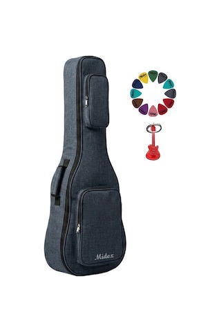 Midex Cs-89dbl Özel Tasarım Softcase Klasik Gitar Çantası Gigbag Kılıf 101 Cm
