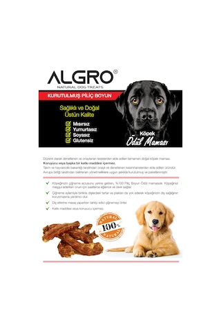 Algro Piliç Boyun Köpek Çiğneme Maması 3 x 150 G