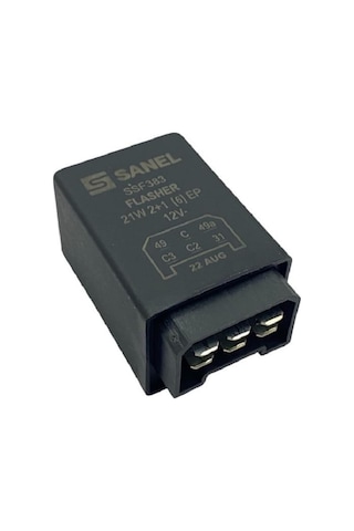Traktör Sinyal Flaşörü 12v 6 Uçlu Ssf383 Traktör Sinyal Flaşörü 12v 6 Uçlu Ssf383