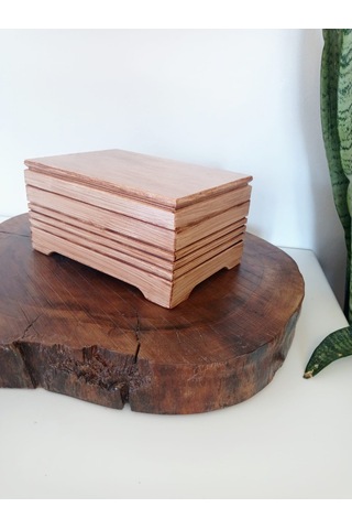 Çok Amaçlı Ahşap Eskitme Bölmeli Kutu