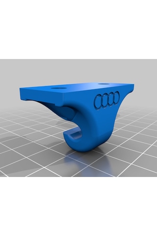 Audi 80 - 100 Güneşlik Tutucu Klipsleri - 3d