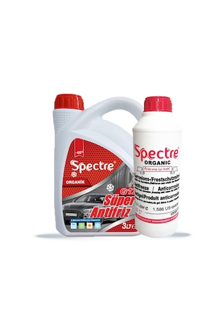 Spectre Kırmızı Antifriz 3 Lt 1.5 Lt 4.5 Lt Antifriz