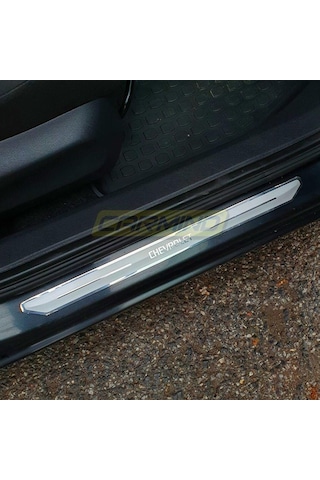 Chevrolet Kapı Eşik Çıtası Alüminyum 4 Lü Set