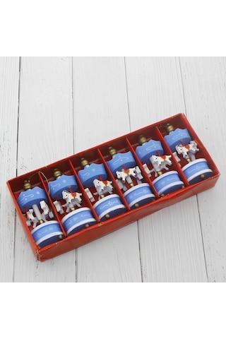 Dekoratif Mini Atlı Karınca Figürü 6'lı Set 87920740