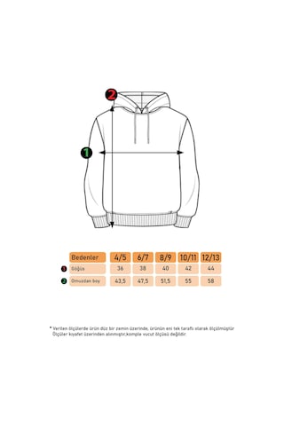 Toontoy Kız Çocuk Kapüşonlu Baskılı Sweatshirt Yeşil