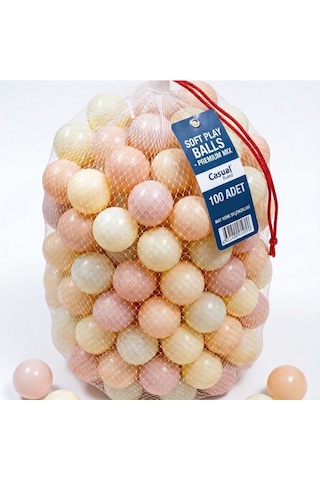 Casual 100 Adet Bpa Sız Pastel Oyun Havuzu Topu