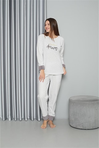 Akbeniz Welsoft Polar Kadın Pijama Takımı 8515 - 2xl Ekru