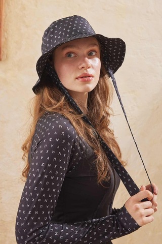 Manuka Bağlamalı Bucket Şapka Logo Çok Renkli