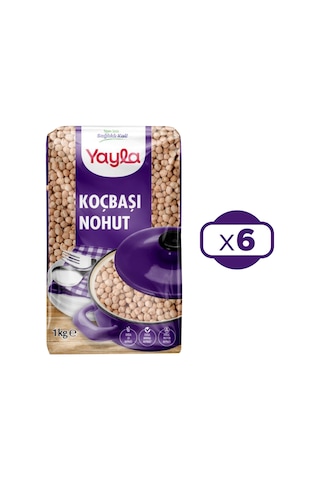 Yayla Koçbaşı Nohut 6 x 1 KG