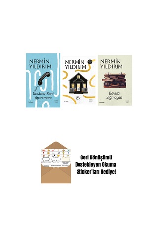 Unutma Beni Apartmanı Ciltli + Ev + Bavula Sığmayan + Okuma Sticker'ları