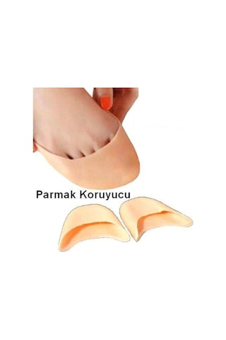 2 Li Silikon Parmak Gömleği Ayak Parmak Koruyucu Tüm Parmakları Kapatan Koruyucu