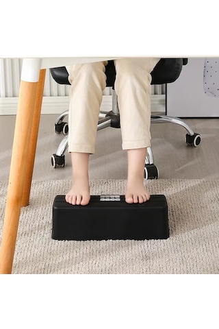 Wondernest Silindir Ofis Masası Masaj Liken Footrest Dışkı Beyaz Ayak Desteği Vn Beyaz