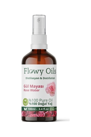 Flowy Oils Gül Mayası Suyu Aydınlatıcı ve Gözenek Sıkılaştırıcı Tonik 100 ML