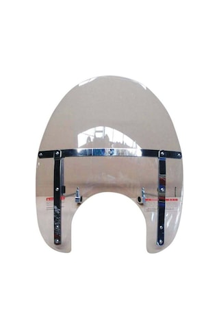 Motosiklet Chopper Ön Siperlik Camı Avrupa Model 4mm Kalınlık Chopper Model Uyumlu Motor Ön Camı