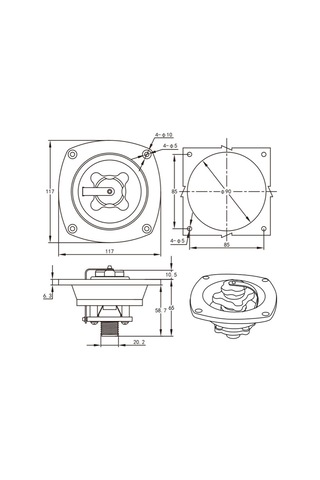 Youmex Hızlı Bağlantılı Karavan Su Girişi - Pp Malzeme, 20.2mm Boru Çapı, Su Durdurma Vanalı