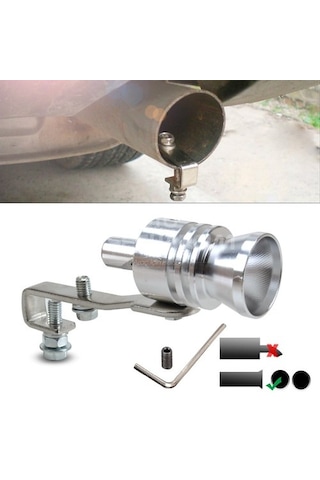 Turbo Islık Sesi Veren Egzoz Aparatı Large 29mm