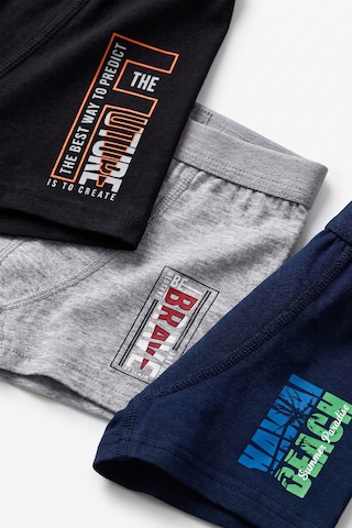 Öts Erkek Çocuk 3 Lü Pamuklu Boxer Baskılı Nefes Alan Doku 7713-3 Renkli