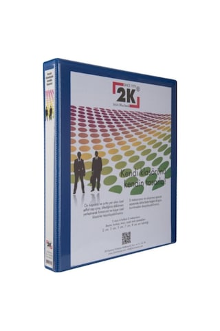 Evrak Sunum Tanıtım Firma Klasörü A4 Pvc 3 Cm 4 Halkalı 250 Yaprak Kapasiteli Ring Binder File 27,5x32 Cm Diğer