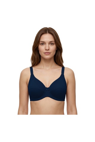 Cottonill Bra - Novia Büyük Beden Micro Balenli Minimizer Ayarlanabilir Askılı Kadın Sütyen 3'lü Paket Çok Renkli