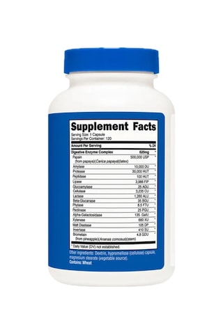 Digestive Enzymes  620mg, 120 Kapsül