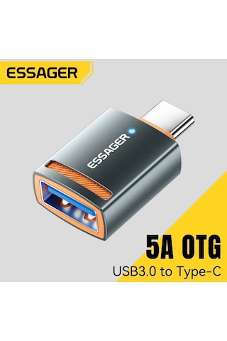 Essager Type-c To Usb 3.0 Hızlı 5a 5gbps Çevirici Dönüştürücü