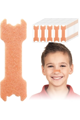 Vkemall 60 Adet Çocuk Burun Bandı - Solunum Genişletici, Horlama Azaltıcı, Konforlu Uyku Yardımcısı