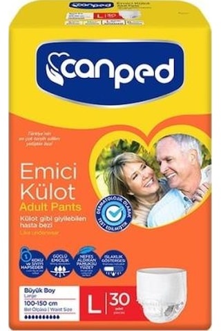 Canped Emici Külot Large 30'lu Paket L