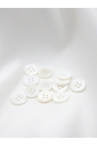 The New Button Doğal Deniz Midyesi Düğme 11 Mm 12 Adet 276356525