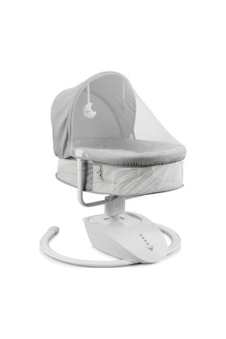 Poppypapa Fluppy Lüks Elektrikli 3d Multi Fonksiyonel Otomatik Sallanan Ana Kucağı Beşik