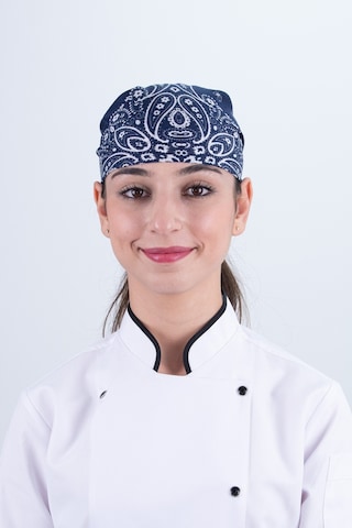 Chef Bone Kep Aşçı Şef Şapkası Şal Desen Bandana Çok Renkli