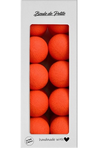Neon Orange Işıklı Top Dekoratif Aydınlatma