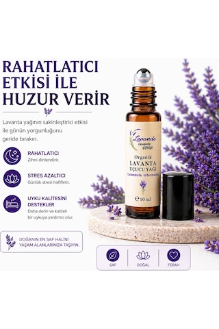 Lavande Lavanta Çiftliği Lavanta Yağı L.intermedia RollOn 10 ML