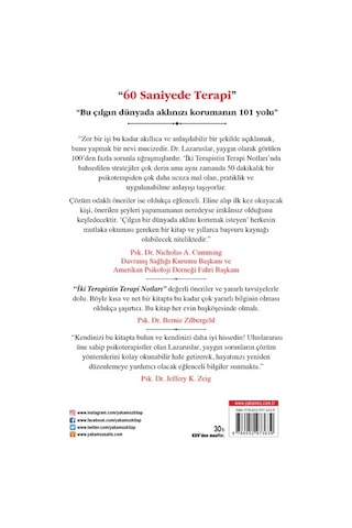 İki Terapistin Terapi Notları - Arnold A. Lazarus - Yakamoz Yayınları
